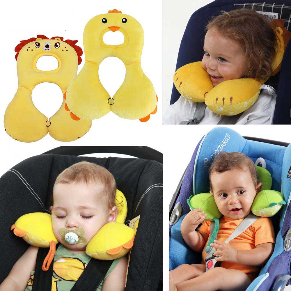 Baby Animal U-Pillow Headrest & Neck Protection