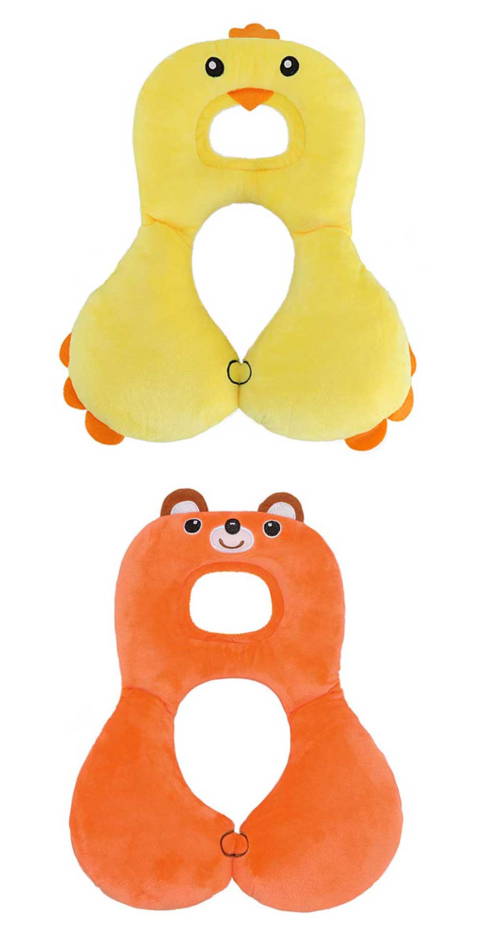 Baby Animal U-Pillow Headrest & Neck Protection