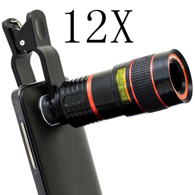 HD 12x Zoom Smartphone Lenses