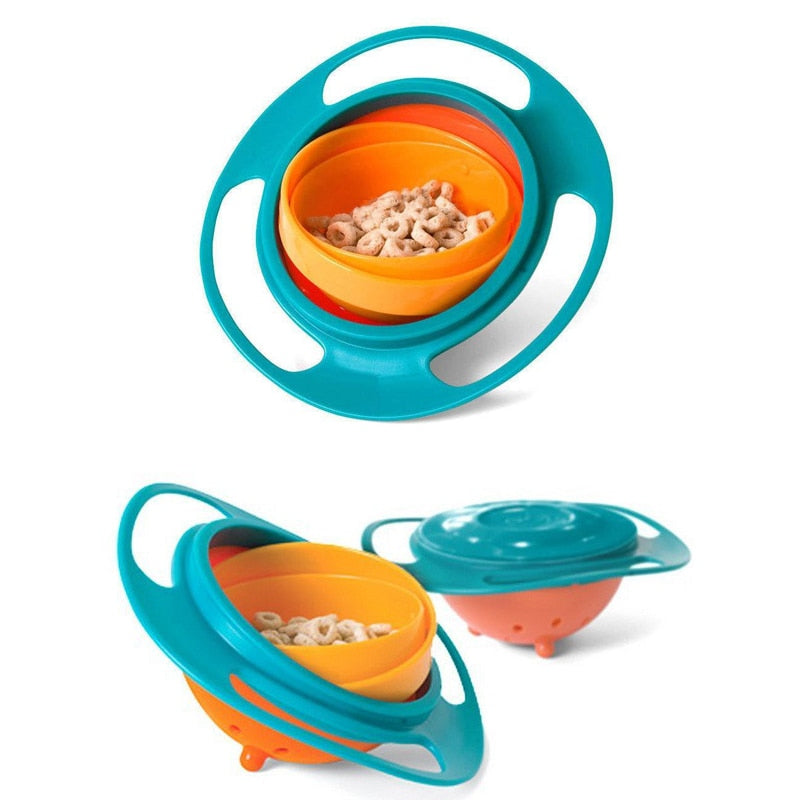 Rotating Anti-Spill Bowl