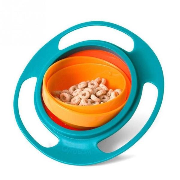 Rotating Anti-Spill Bowl